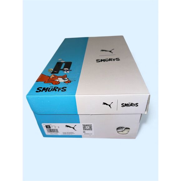 Puma Suede "The Smurfs-Azrael Cat" Pumpkin Pie-Puma Black 393534 01 Men's 10 - Picture 2 of 10